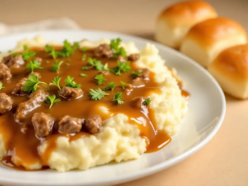 Creamy hamburger gravy recipe