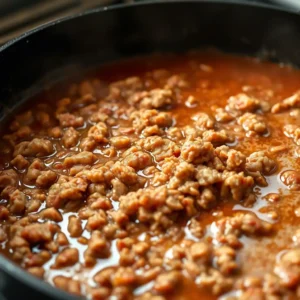 Meat Sauce Simmering