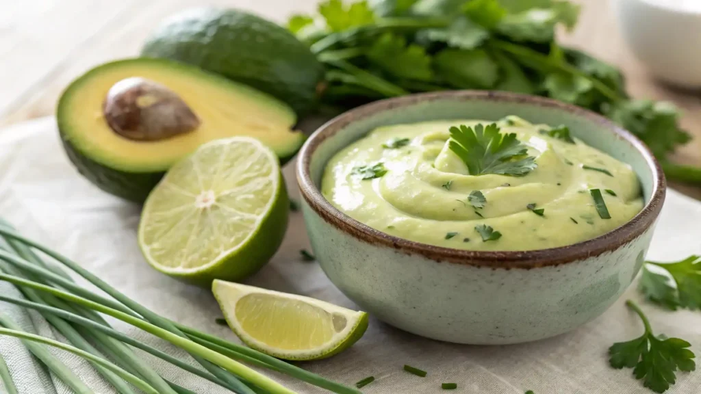 Avocado Lime Ranch Dressing recipe