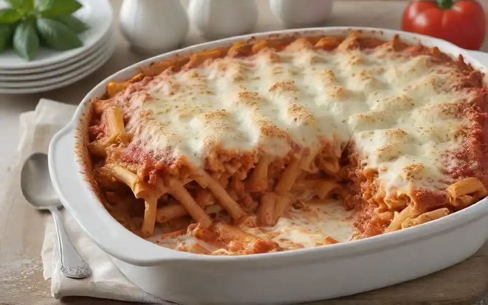 Creamy Baked Ziti with Cream Cheese