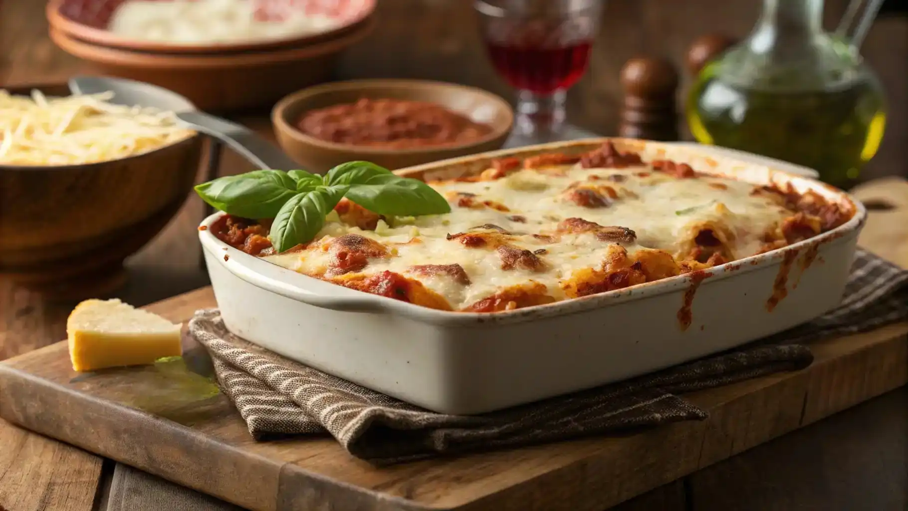 Creamy Baked Ziti with Cream Cheese